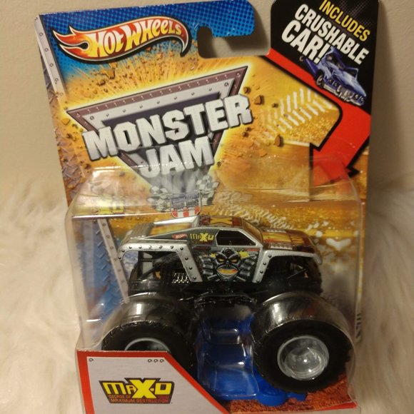Rare find!  Hot Wheels Monster Jam (2013) MAX D Car - Picture 1 of 3